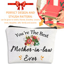 Women Mother-in-law Makeup Bags Zipper Canvas Hanging Toiletries Organizers