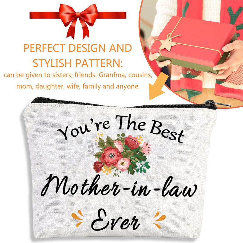 Women Mother-in-law Makeup Bags Zipper Canvas Hanging Toiletries Organizers