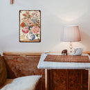 Porcelain Vase Flowers Metal Plate Tin Sign Plaque for Bar Pub Club Cafe