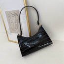 Retro PU Women Underarm Shoulder Bag Solid Purse Small Lady Elegant Handbags