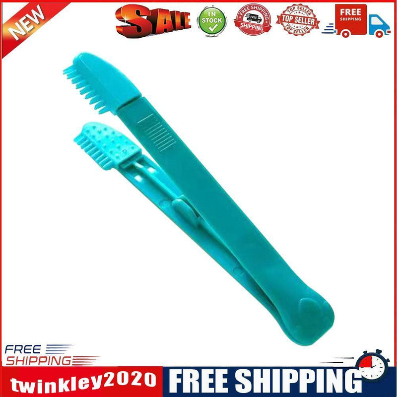 Pet Cat Eye Comb Brush Tear Stain Remover Grooming Eye Wipe Cleaner (Blue)