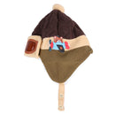 Toddlers Cool Baby Boy Girl Infant Winter Pilot Warm Cap Hat Beanie(Coffee)