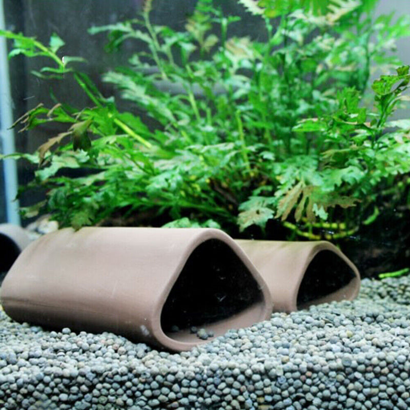 Fish Tank Shrimp Breeding Cave Ceramic Special Shape Clay Pot Shelter Decoration