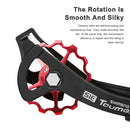 LEBYCLE 13T Bike Rear Derailleur Pulley Guide Bearing Jockey Wheel (Red) Newly