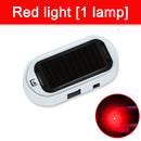 #A Universal Solar USB Powered Car LED Alarm Light Anti-Theft Warning Blinking L