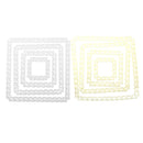 4pcs Metal Cutting Dies Stencils for DIY Scrapbook Photo (Square Butterfly)