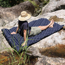 Spliceable Air Bag Inflatable Cushion Moisture Proof Outdoor Hiking Sleep Mat