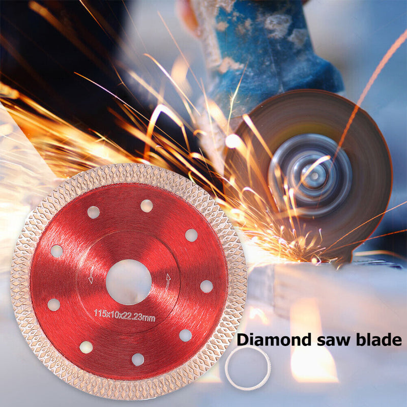 Diamond Saw Blades Wood Cutting Wheel Disk for Tile Ceramic (Red 115mm) Newly