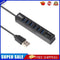 USB 2.0 HUB Adapter Multiple USB Splitter Power Hub Card Reader (8 Ports)