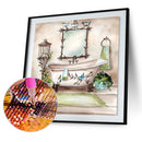 5D Diamond Painting Kit Classical Bathtub Full Square Diamond Mosaic Picture