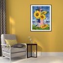 5D Diamond Painting DIY Sunflower Bouquet Full Round Drill Art