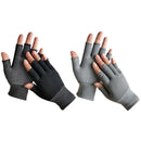 Fingerless Outdoor Bicycle Anti-skid Half Finger Fishing Gloves (Grey)