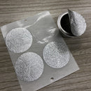 100x Capsule Self Adhesive Aluminum Foil Brewer Lid for Nespresso Coffee