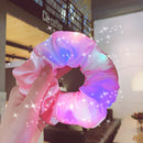 Scrunchy with LED Light Luminous Hair Band Shinning Hair Tie Gifts for Girls