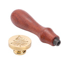 Retro Wood Stamp Plant Sealing Wax Wedding Decorative Stamp Gifts (C149) Newly