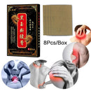 8 Aufkleber Arthritis Relief Schulter-Nacken-Massage-Patch Health Care.