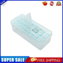 Silicone Ice Cube Tray Molds w/Storage Box for Refrigerator Whisky (D Blue)