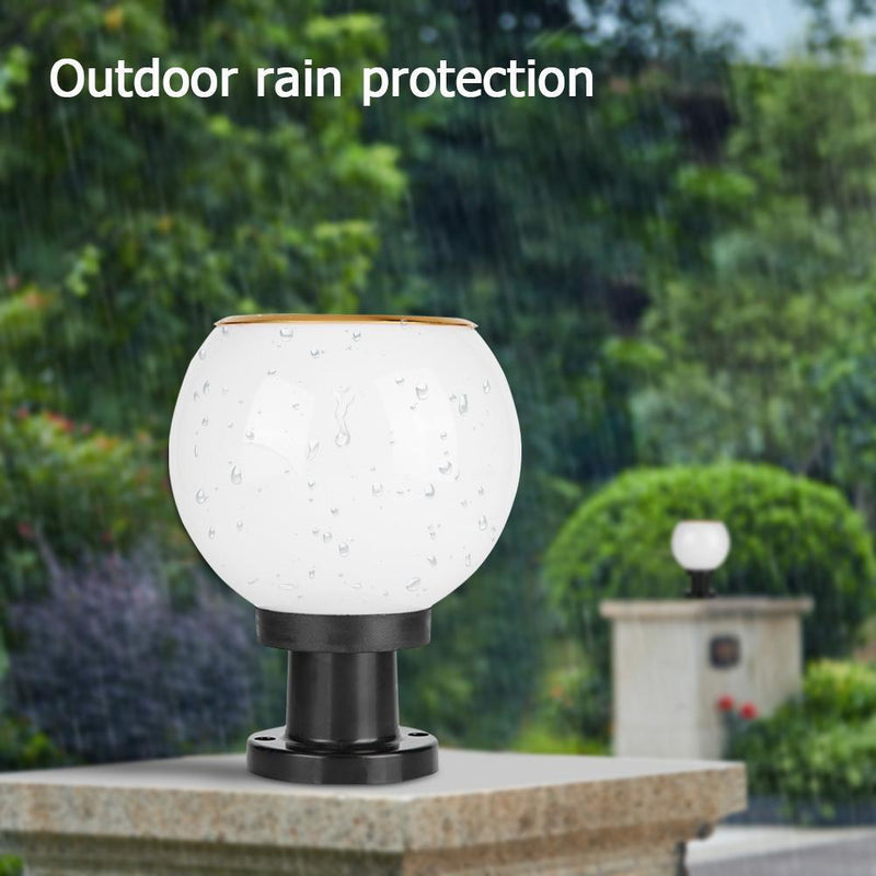 Waterproof Solar LED Bollard Light for Outdoor Garden Path Lawn Rainproof Pillar