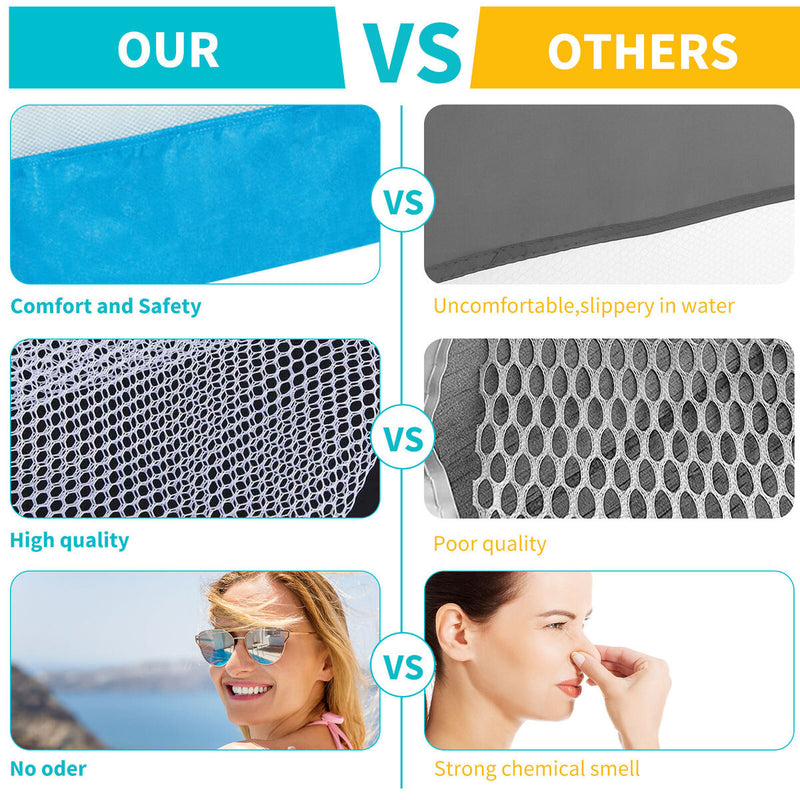 Floating Pool Noodle Chair - Water Hammock Multi-Purpose (7.5x150cm Blue) Newly