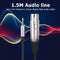 1.5m XLR 3pin Female to 3.5mm TRS Male Audio Adapter Cable for Microphone Newly