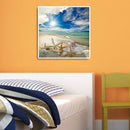 DIY Paint By Number Kit Seaside Beach Scenery No Frame for Home Art Decor