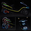 Mountain Bike Reflector Set MTB Bicycle Front Rear Reflectors Night Riding