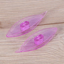 2pcs Plastic Tatting Shuttle Hand Tool for Lace Making DIY Craft(Purple) Newly