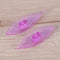 2pcs Plastic Tatting Shuttle Hand Tool for Lace Making DIY Craft(Purple) Newly