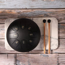 6 inch Ethereal Steel Tongue Drum 8 Tune Hand Pan Drum Tank w/ Mallets Drumstick