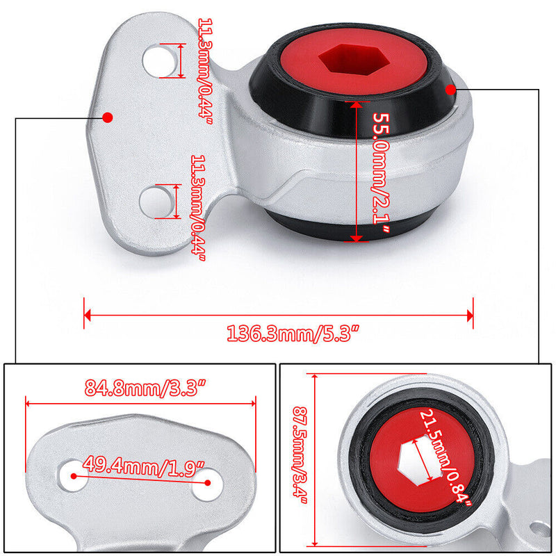 Front Control Arm Bushings For BMW E46 E85 325i 330i Z4 1999-2006 31126783376
