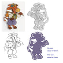 Horse Pattern DIY Cutting Dies Stencil Silicone Seal for Scrapbooking Decor