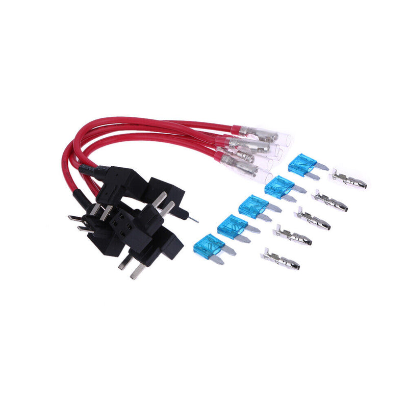 BEST 10PCS 5x15A Circuit Mini Blade Boxing Holder ACS ATO ATC Piggy Back Ta