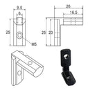 Aluminum Profile Joint Bracket Connector T-Slot Corner L-Shape corner code