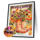 5D DIY Full Round Drill Diamond Painting Abstract Rhinestones Mosaic Kit Picture