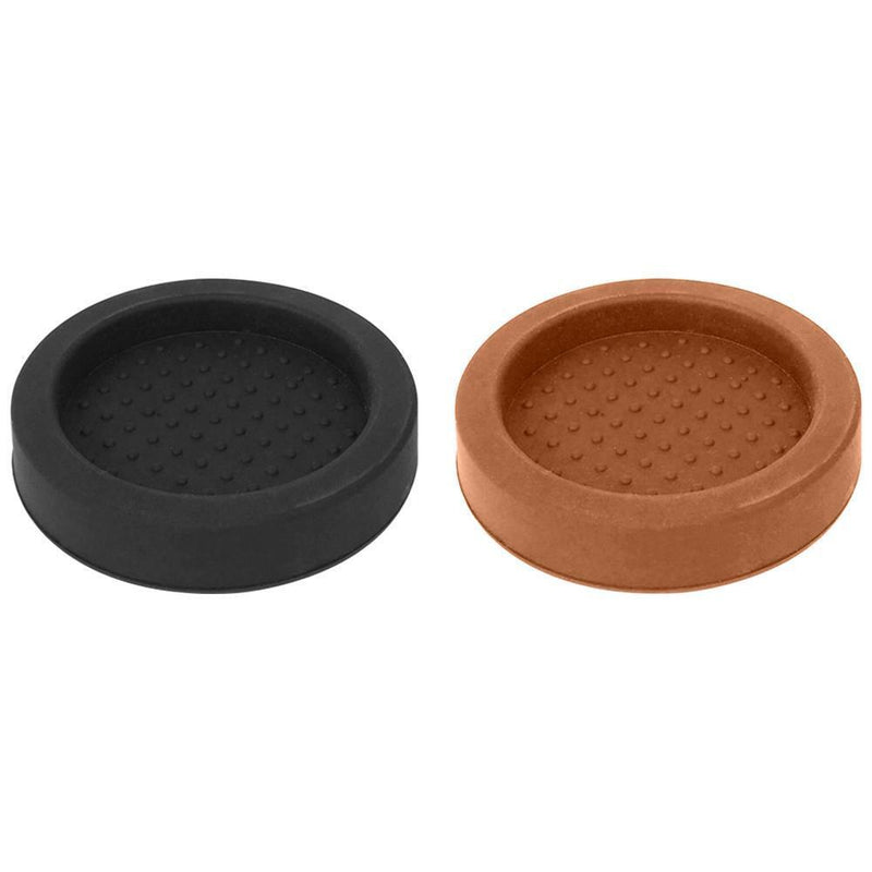 Non-slip Coffee Tamper Pad Silicone Coffee Powder Hammer Press Mat (Brown)