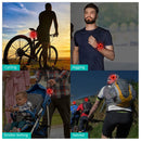 5 Flashing Modes Aluminum Alloy Tail Light Rechargeable USB Bicycle Back Lamp