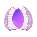 Cosmetic Puff Makeup Sponge Powder Puff Drying Holder Display Storage Case