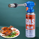 1300-Degree Portable Gas Flame Torch Flamethrower with Adjustable Hose Blue