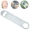 Bottle Opener Flat Bartender Professional Steel Beer Bartender P2B3
