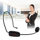 Wireless Microphone Headset Voice Amplifier FM Transmitter 87.5-108MHz Radio Mic