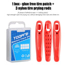 Bicycle Bike Tire Rubber Patch Lever Set Cycling Puncture Repair Tool (02) Newly