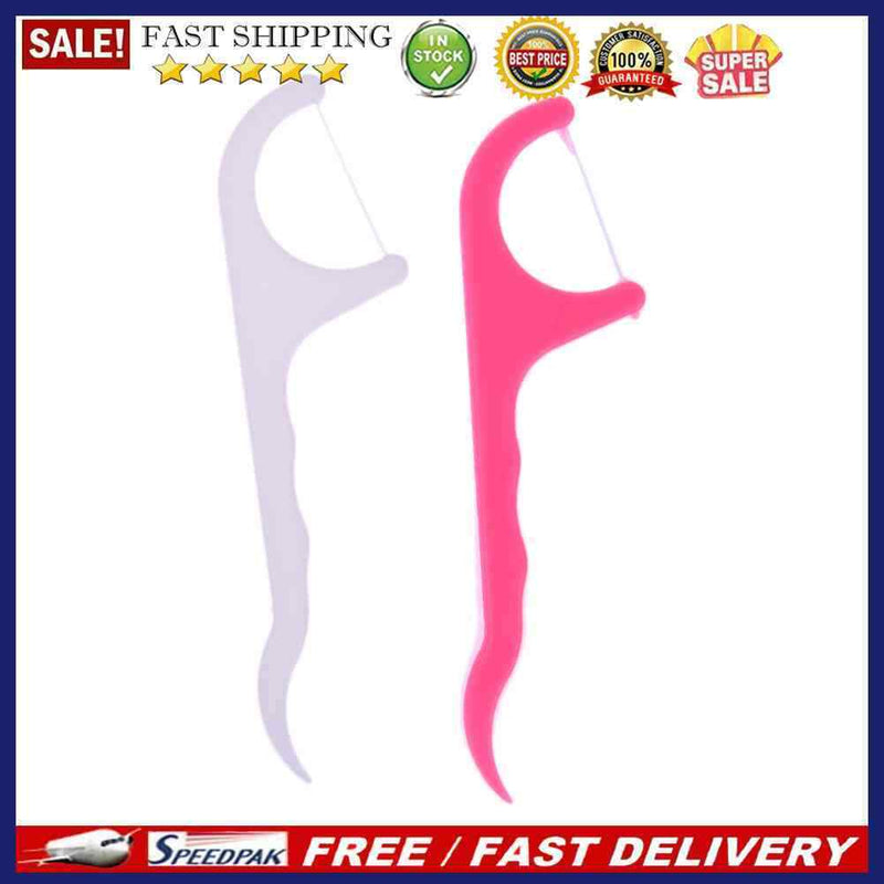 75pcs Dental Picks Toothpicks Stick Oral Health Care Tooth Clean