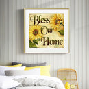 5D DIY Diamond Painting Sunflower Full Round Kit Rhinestones Mosaic Home Decor