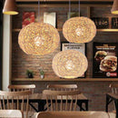 Tea Room Hotel Bar Lamp Decorective Restaurant Hanging Lights Lamp Bamboo