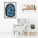5D Diamond Painting DIY Moon Luminous Bottle Full Round Drill Mosaic Art