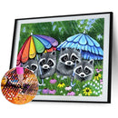 5D Diamond Painting Kit Animal Full Round Drill Rhinestone DIY Decoration Gif