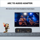 192KHz ARC Audio Adapter HDMI-compatible Digital Audio Extractor to Analog
