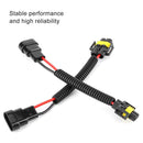 9005 9006 Male to H11 Female Wiring Harness for Car Headlights 20cm 8 inch 2 Pac