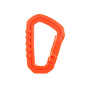 5pcs Outdoor Carabiner D Shape Mountaineering Buckle Hook Climbing Equipment