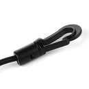 Elastic Safety Fishing Rod Tether Holder Lanyard Canoe Kayak Paddle Leash Clip